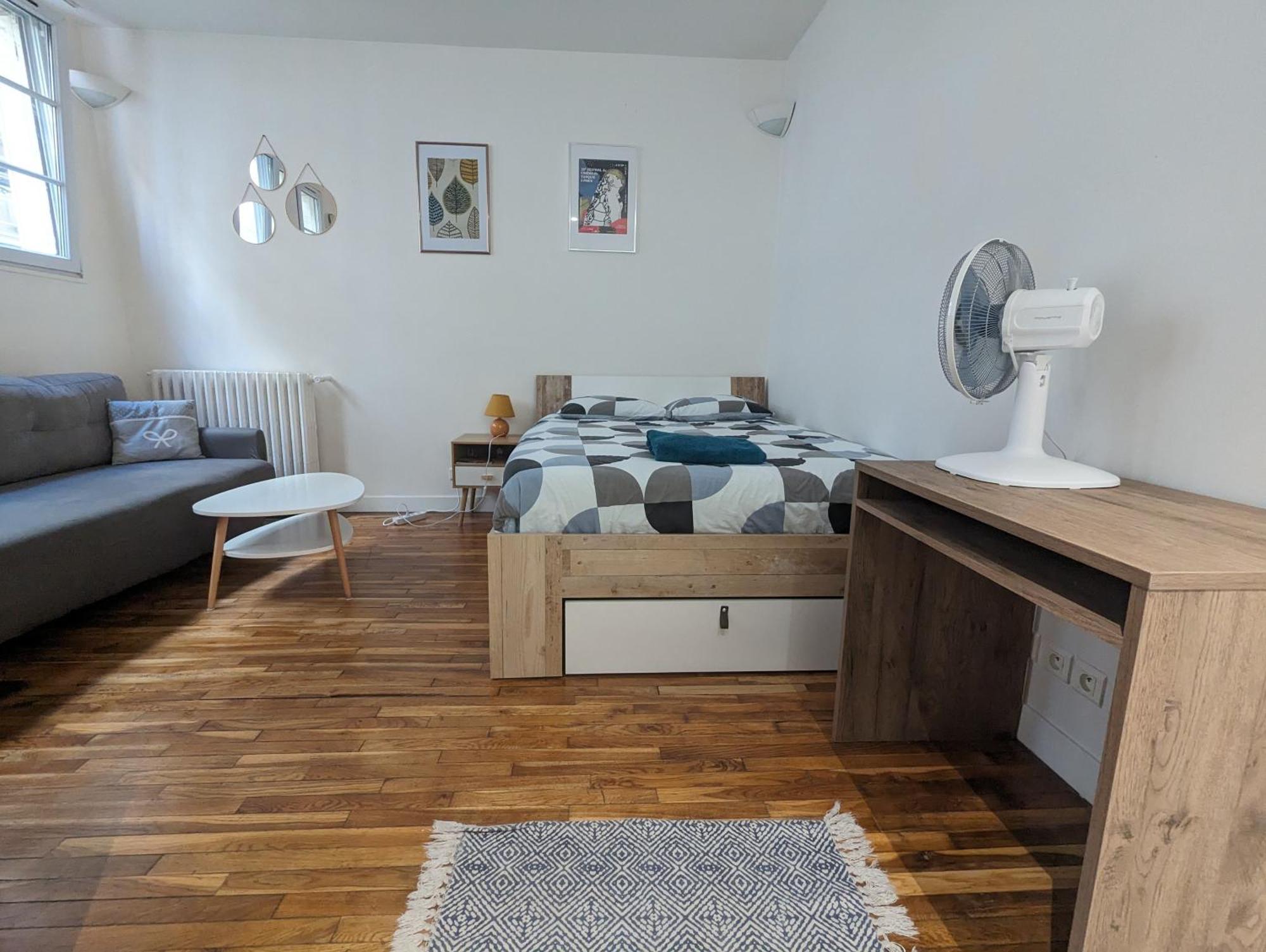 Studio Jaures - Equipped Studio Near Paris With Private Bathroom موروج المظهر الخارجي الصورة